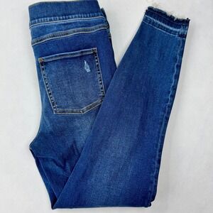 SPANX by Sara Blakely Women's Denim Jeggings Distressed Blue M/M